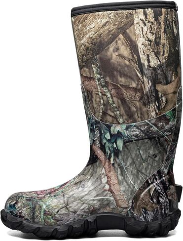 Bogs Men's Classic High-M Waterproof Insulated Rain Boot, Mossy Oak, 19 D(M) US in Saudi Arabia
