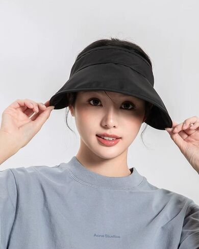 Women Sun Hat Summer Wide Brim Upf 50+ دلو قبعة أنيقة مصممة قابلة للطي قشرة شمس قبعة الرأس 2025 in Saudi Arabia