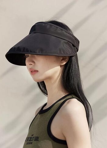 Women Sun Hat Summer Wide Brim Upf 50+ دلو قبعة أنيقة مصممة قابلة للطي قشرة شمس قبعة الرأس 2025 in Saudi Arabia