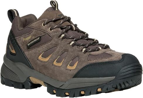 Propet Ridge Walker - Men's Orthopedic Waterproof Hiking S Black/Red - 16 Wide in Kuwait
