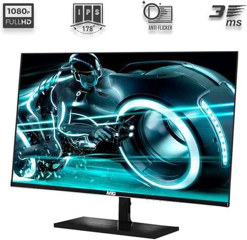 Computer Desktop PC, Intel Core i5, TechMagnet Siwa 3, 8GB RAM, 2TB HDD, New MTG 24 Inch Monitor, Gaming Kit with Webcam, WiFi, Windows 10 Professional (Renewed) in Kuwait