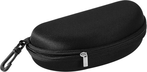 Sunglasses Eyeglasses Black Zip Case and Cleaning Cloth Classic Protection Style For Sun Shades Car Travel Holidays Unisex For Men Women in Saudi Arabia