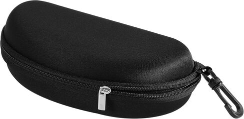 Sunglasses Eyeglasses Black Zip Case and Cleaning Cloth Classic Protection Style For Sun Shades Car Travel Holidays Unisex For Men Women in Saudi Arabia