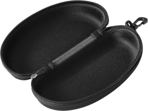 Sunglasses Eyeglasses Black Zip Case and Cleaning Cloth Classic Protection Style For Sun Shades Car Travel Holidays Unisex For Men Women in Saudi Arabia