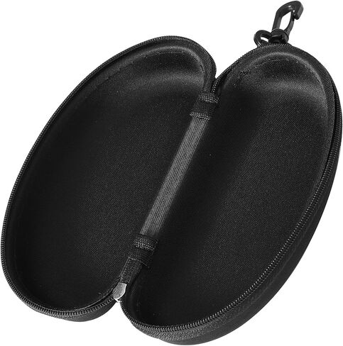 Sunglasses Eyeglasses Black Zip Case and Cleaning Cloth Classic Protection Style For Sun Shades Car Travel Holidays Unisex For Men Women in Saudi Arabia