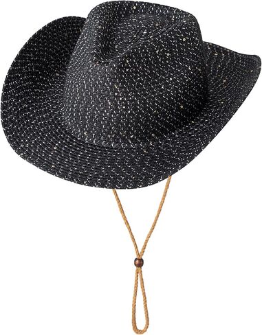 قبعة الشاطئ الشاطئية قش رعاة البقر القبعة قبعة الشمس القبعات in Kuwait