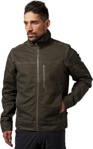 Kuhl Men's Canvas Classic Burr Jacket (Small, Gun Metal) in Saudi Arabia