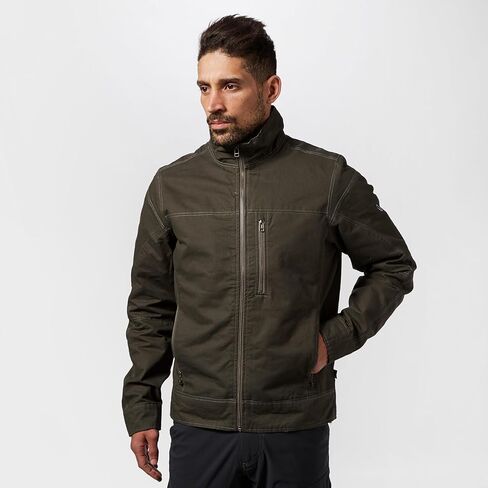 Kuhl Men's Canvas Classic Burr Jacket (Small, Gun Metal) in Saudi Arabia