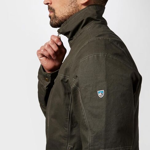 Kuhl Men's Canvas Classic Burr Jacket (Small, Gun Metal) in Saudi Arabia