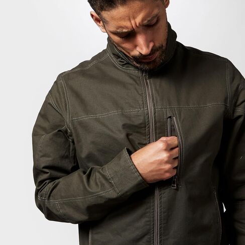 Kuhl Men's Canvas Classic Burr Jacket (Small, Gun Metal) in Saudi Arabia