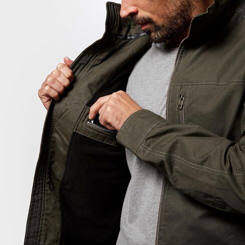 Kuhl Men's Canvas Classic Burr Jacket (Small, Gun Metal) in Saudi Arabia