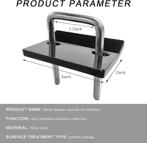 Clamp Trainener Clamp ، عائق مقطورة الصلب المضاد للبطولة لمدة 1.25 "إلى 2" مستقبلين ، مثبتات Hitch الثقيلة في الصدأ للمقطورات والشاحنات ، ملحقات السيارات in Saudi Arabia