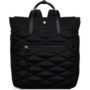 Radley London Haymarket Lane المسؤولة عن حقائب الظهر ذات النسيج الكبير المعاد تدويرها للسيدات ، الأسود