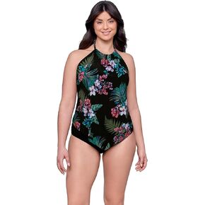 Aqua Green Women's Halter Neck Tankini