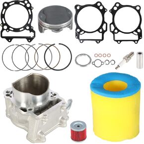 Cylinder Piston Gasket Top End Kit Replacement for Suzuki LTZ400 2003-2014 Replacement for Suzuki DR-Z400 2000-2015 Replacement for Kawasaki KFX400 2003-2006