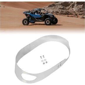ECOTRIC Clutch Cover Belt Guard Protector Compatible with 2017-2023 Can am Maverick X3 All Models Inner Cluth Housing Liner Aluminum