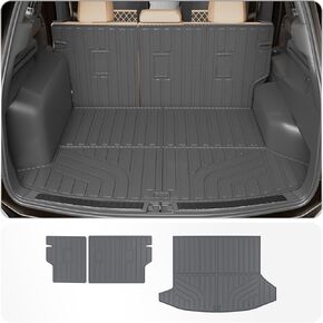 Cargo Mat Compatible with 2025 Chevrolet Equinox NO EV 2025 GMC Terrain Trunk Mat Trunk Liner Cargo Liner Back Seat Cover Protector Chevy Equinox Accessories (Backrest Mats+Trunk Mat)