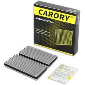 Cabin Air Filter w/Activated Carbon for Chevy, GMC, Cadillac Select Models - Silverado 1500/2500, Suburban, Avalanche 1500, Tahoe, Sierra 1500, Yukon, Escalade, and More