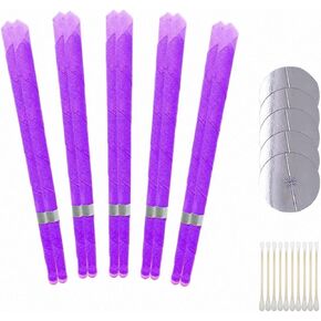 10 Pack Ear Wax Removal Includes Candle Drip Protector Tool, Ear Wax Removal Kit for Cleanning Earwax, Purple