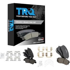 TRQ Brake Pads Ceramic Compatible with 2015 Hyundai Sonata
