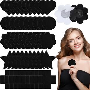50 PCS Fasties Nipple Nipple ، و Pasting Nipple Basties Basties Basties Officive Desticive No Down Nipple Nipple Nipple Covers for Women (5 Styles)