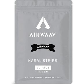 Nasal Strips - Nose Strips to Boost Oxygen Intake, Reduce Snoring, Improve Sleep Quality and Recovery - Extra Strength Snoring Solution - Breathe Better in Every Moment (Sm/Md)