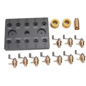 10 Pack Watch Mainspring Winder Kit, Watch Mainspring Winding Repair Tools, Watch Mainspring Winder Replacement Barrels for 2000/2671/2235/8200/8500-1/8500-2/3135/2824/C07111/7750/2892/2836 Movement