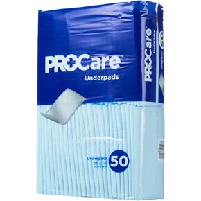 ProCare Underpad 21 X 34 Inch Disposable Fluff Light Absorbency, CRF-150 - Case of 150