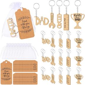 30 Sets Father's Day Church Keychains Gift Bulk Happy Father's Day Gift Thank You Keychain Inspiration Gifts