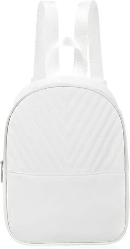 Womens Backpack, PU Women’s Backpack Ladies Backpack for Women, Elegant Leather Backpack with Adjustable Strap (white) in Kuwait