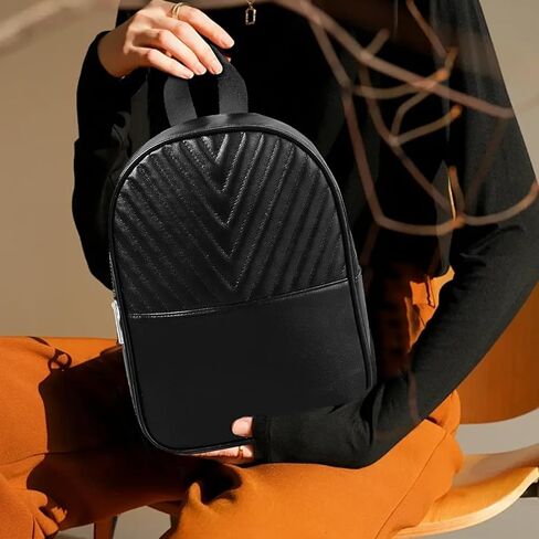 Womens Backpack, PU Women’s Backpack Ladies Backpack for Women, Elegant Leather Backpack with Adjustable Strap (white) in Kuwait