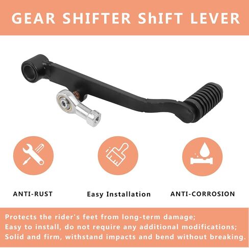 Motorcycle Gear Shifter Shift Lever Shifter Pedal Replacement for Yamaha MT07 MT 07 2021-2024 XSR700 2022 2023 2024 (Black) in Saudi Arabia