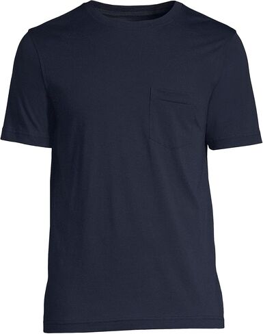 Lands' End Men's Short Sleeve Supima Tee with Pocket in Saudi Arabia
