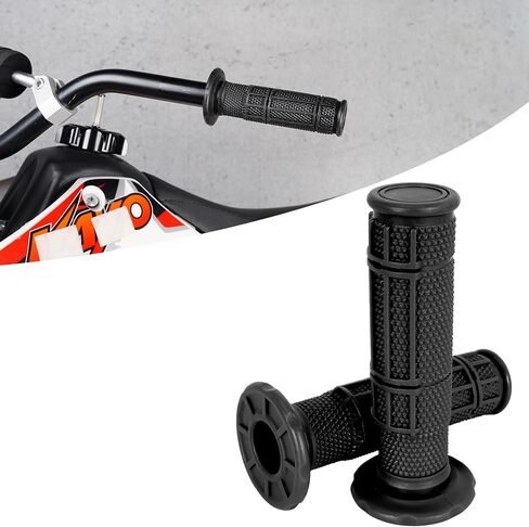 RUTU 7/8" ATV Grips 22mm Handlebar Grips with Anti-Slip Tread, TPR Rubber Quad Grips, Universal Fit for ATV, Quad, 4 Wheeler in Saudi Arabia