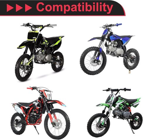 RUTU 7/8" ATV Grips 22mm Handlebar Grips with Anti-Slip Tread, TPR Rubber Quad Grips, Universal Fit for ATV, Quad, 4 Wheeler in Saudi Arabia