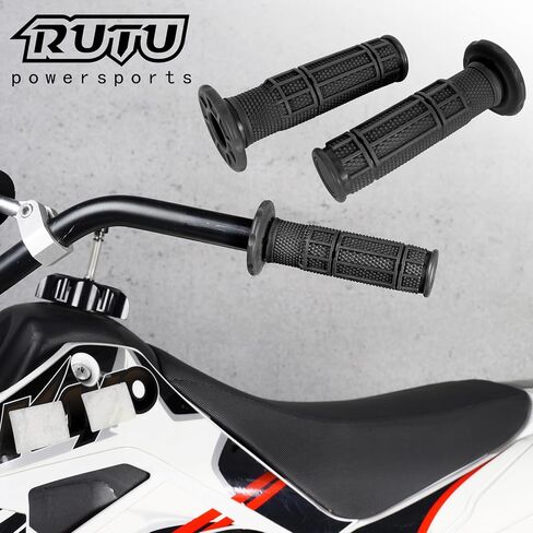 RUTU 7/8" ATV Grips 22mm Handlebar Grips with Anti-Slip Tread, TPR Rubber Quad Grips, Universal Fit for ATV, Quad, 4 Wheeler in Saudi Arabia