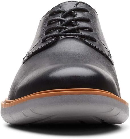 Clarks Men's Draper Lace Oxford, Black Leather with Grey Outsole, 11 M US in Kuwait