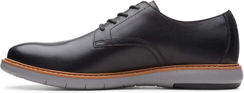 Clarks Men's Draper Lace Oxford, Black Leather with Grey Outsole, 11 M US in Kuwait