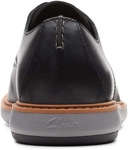 Clarks Men's Draper Lace Oxford, Black Leather with Grey Outsole, 11 M US in Kuwait