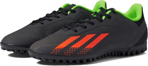 حذاء كرة القدم X Speedportal.4 Turf من adidas للجنسين، أسود/أحمر شمسي/أخضر شمسي، 12 US للرجال in Saudi Arabia