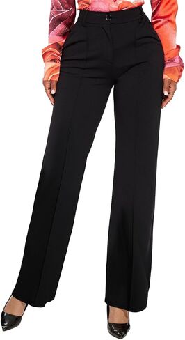 Work Pants for Women Straight Leg Trousers Pants High Waisted Business Casual Dress Pants Trendy Office Outfit in Saudi Arabia