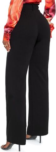 Work Pants for Women Straight Leg Trousers Pants High Waisted Business Casual Dress Pants Trendy Office Outfit in Saudi Arabia