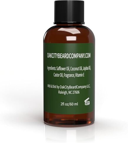 OakCityBeardCo. - Sandalwood Bourbon - 2 Ounce - Beard Oil - Beard Conditioner - Sandalwood - Bourbon - Mahogany - Our Most Popular Scent! in Saudi Arabia