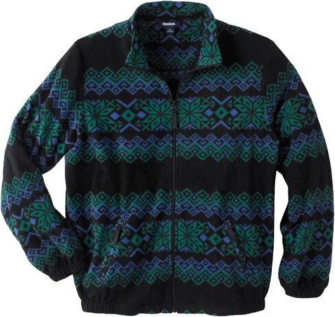 KingSize Men's Big & Tall Explorer Plush Fleece Full-Zip Fleece Jacket in Saudi Arabia
