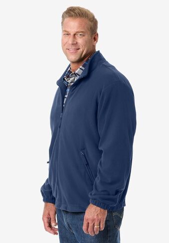 KingSize Men's Big & Tall Explorer Plush Fleece Full-Zip Fleece Jacket in Saudi Arabia