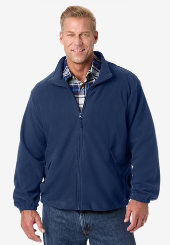 KingSize Men's Big & Tall Explorer Plush Fleece Full-Zip Fleece Jacket in Saudi Arabia