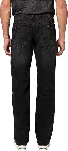 Buffalo David Bitton Men's Relaxed Straight Driven Jeans, Mid Blue Sanded, 42 30 in Saudi Arabia