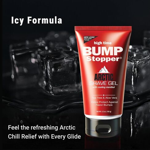High Time Bump Stopper Shave Gel W/Aloe& Tea Tree Oil 5.3oz in Saudi Arabia