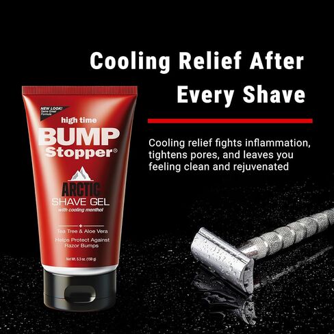 High Time Bump Stopper Shave Gel W/Aloe& Tea Tree Oil 5.3oz in Saudi Arabia