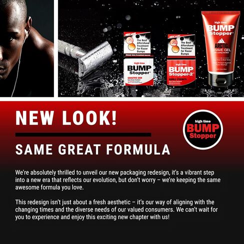 High Time Bump Stopper Shave Gel W/Aloe& Tea Tree Oil 5.3oz in Saudi Arabia